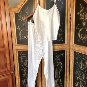 2 pc ivory pajama set size M